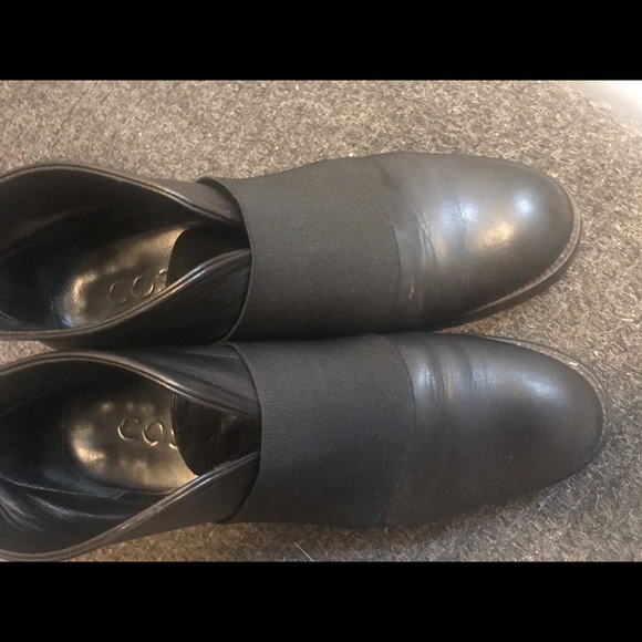 Black leather COS walking boots (London city style) - Picture 2 of 9